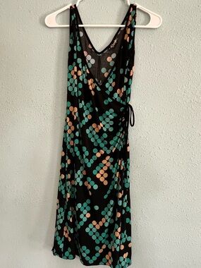 City Triangles Side Tie Wrap Dress